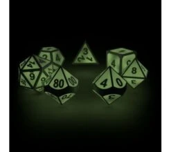 Oakie Doakie Dice Set RPG Metal Glow In The Dark: Druid's Blaze (7 Pieces) 9 Oakie Doakie Dice Set RPG Metal Glow In The Dark: Druid's Blaze (7 Pieces) -Card Game Shop odd 500052 3
