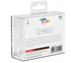 Oakie Doakie Dice Set RPG Metal Glow In The Dark: Golden Princess (7 Pieces) -Card Game Shop odd 500053 5