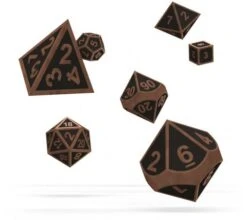 Oakie Doakie Dice Set RPG Metal: Steampunk (7 Pieces)