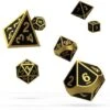 Oakie Doakie RPG Metal Dice Set: Alchemy Gold (7 Pieces) -Card Game Shop odd 500055 1