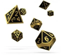 Card Game Shop 27 Oakie Doakie RPG Metal Dice Set: Alchemy Gold (7 Pieces)