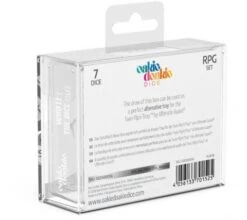 Oakie Doakie RPG Metal Dice Set: Mercury (7 Pieces) -Card Game Shop odd 500056 3