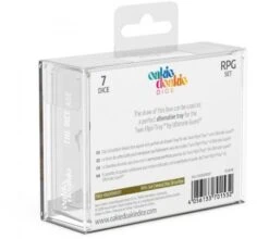 Oakie Doakie RPG Metal Dice Set: Brasstige (7 Pieces) -Card Game Shop odd 500057 3