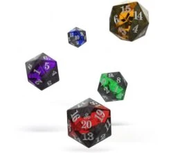 Oakie Doakie Dice Set D20 Spindown Enclave (5 Pieces)