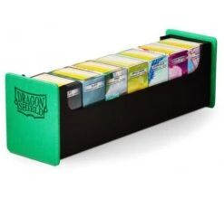 Dragon Shield Nest 500: Magic Carpet Green And Black -Card Game Shop sb dragon shield magic carpet green 3