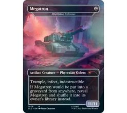 Secret Lair Drop Series: Secret Lair X Transformers - Optimus Prime Vs. Megatron (foil) -Card Game Shop sl optimusvsmegatron foil 3