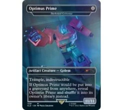 Secret Lair Drop Series: Secret Lair X Transformers - Optimus Prime Vs. Megatron (foil) -Card Game Shop sl optimusvsmegatron foil 6