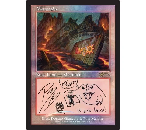 Secret Lair Drop Series: Post Malone: The Lands (foil) 7 Secret Lair Drop Series: Post Malone: The Lands (foil) - Image 5