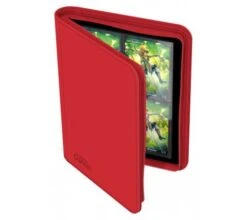 Ultimate Guard 4 Pocket Zipfolio XenoSkin Red -Card Game Shop ug 010355 new 4