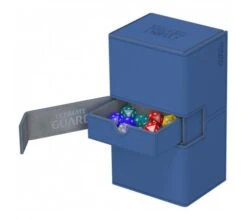 Ultimate Guard Twin Flip'n'Tray Deck Case 200+ XenoSkin Blue 9 Ultimate Guard Twin Flip'n'Tray Deck Case 200+ XenoSkin Blue -Card Game Shop ug 010381 3