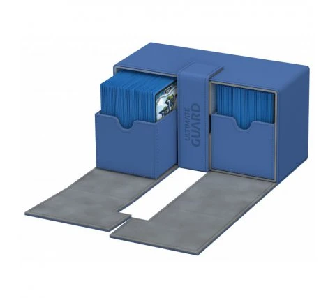 Ultimate Guard Twin Flip'n'Tray Deck Case 200+ XenoSkin Blue 6 Ultimate Guard Twin Flip'n'Tray Deck Case 200+ XenoSkin Blue - Image 4