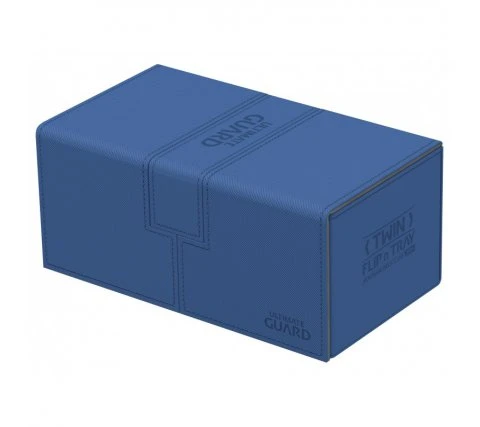 Ultimate Guard Twin Flip'n'Tray Deck Case 200+ XenoSkin Blue 7 Ultimate Guard Twin Flip'n'Tray Deck Case 200+ XenoSkin Blue - Image 5