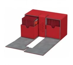 Ultimate Guard Twin Flip'n'Tray Deck Case 200+ XenoSkin Red -Card Game Shop ug 010382 4