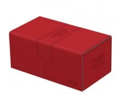Ultimate Guard Twin Flip'n'Tray Deck Case 200+ XenoSkin Red -Card Game Shop ug 010382 5