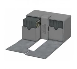 Ultimate Guard Twin Flip'n'Tray Deck Case 200+ XenoSkin Gray 10 Ultimate Guard Twin Flip'n'Tray Deck Case 200+ XenoSkin Gray -Card Game Shop ug 010384 4