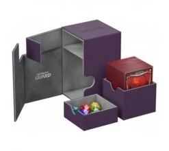 Ultimate Guard Flip'n'Tray Deck Case 100+ XenoSkin Purple -Card Game Shop ug 010403 3