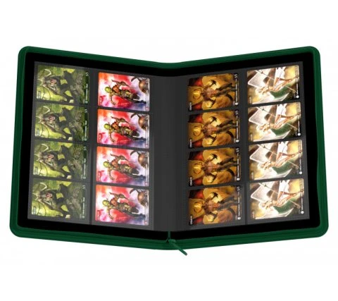 Ultimate Guard 8 Pocket Zipfolio XenoSkin Green 6 Ultimate Guard 8 Pocket Zipfolio XenoSkin Green - Image 5