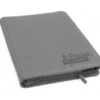 Ultimate Guard 8 Pocket Zipfolio XenoSkin Gray -Card Game Shop ug 010439 1