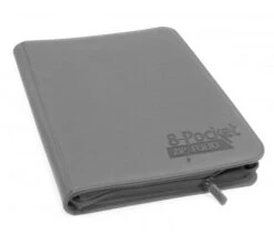 Ultimate Guard 8 Pocket Zipfolio XenoSkin Gray
