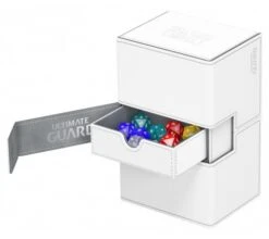 Ultimate Guard Twin Flip'n'Tray Deck Case 160+ XenoSkin White 9 Ultimate Guard Twin Flip'n'Tray Deck Case 160+ XenoSkin White -Card Game Shop ug 010646 3