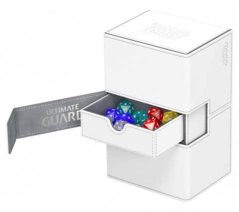 Ultimate Guard Twin Flip'n'Tray Deck Case 160+ XenoSkin White 5 Ultimate Guard Twin Flip'n'Tray Deck Case 160+ XenoSkin White - Image 3