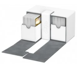 Ultimate Guard Twin Flip'n'Tray Deck Case 160+ XenoSkin White 10 Ultimate Guard Twin Flip'n'Tray Deck Case 160+ XenoSkin White -Card Game Shop ug 010646 4