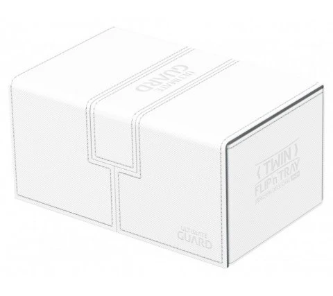 Ultimate Guard Twin Flip'n'Tray Deck Case 160+ XenoSkin White 7 Ultimate Guard Twin Flip'n'Tray Deck Case 160+ XenoSkin White - Image 5