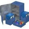 Ultimate Guard Twin Flip'n'Tray Deck Case 160+ XenoSkin Blue -Card Game Shop ug 010649 1