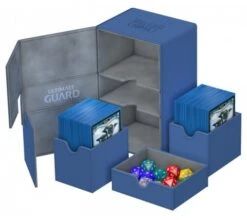 Ultimate Guard Twin Flip'n'Tray Deck Case 160+ XenoSkin Blue