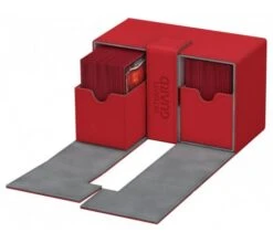 Ultimate Guard Twin Flip'n'Tray Deck Case 160+ XenoSkin Red -Card Game Shop ug 010651 4