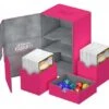 Ultimate Guard Twin Flip'n'Tray Deck Case 160+ XenoSkin Pink -Card Game Shop ug 010769 1