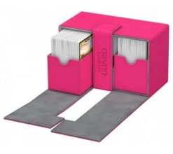 Ultimate Guard Twin Flip'n'Tray Deck Case 160+ XenoSkin Pink -Card Game Shop ug 010769 4