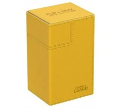 Ultimate Guard Flip'n'Tray Deck Case 80+ XenoSkin Amber -Card Game Shop ug 010772 4