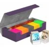 Ultimate Guard SuperHive Flip Case 550+ Purple -Card Game Shop ug 010875 new 1