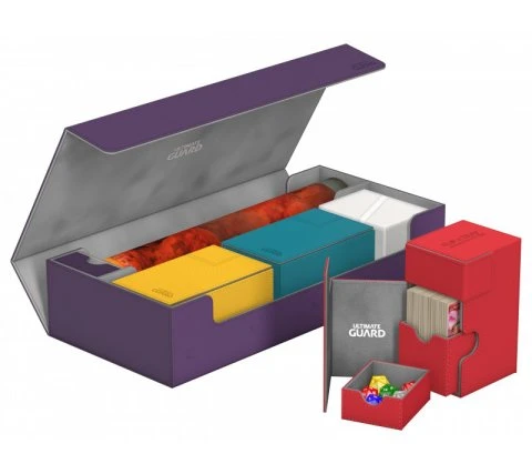 Ultimate Guard SuperHive Flip Case 550+ Purple 7 Ultimate Guard SuperHive Flip Case 550+ Purple - Image 5