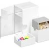 Ultimate Guard Flip'n'Tray Deck Case 80+ XenoSkin Monocolor White -Card Game Shop ug 011219 1