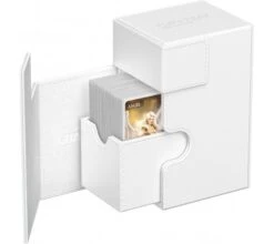 Ultimate Guard Flip'n'Tray Deck Case 80+ XenoSkin Monocolor White -Card Game Shop ug 011219 4