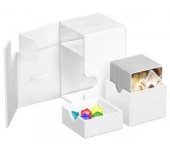 Ultimate Guard Flip'n'Tray Deck Case 100+ XenoSkin Monocolor White -Card Game Shop ug 011227 6