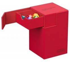 Ultimate Guard Flip'n'Tray Deck Case 100+ XenoSkin Monocolor Red -Card Game Shop ug 011228 4