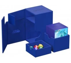 Ultimate Guard Flip'n'Tray Deck Case 100+ XenoSkin Monocolor Blue -Card Game Shop ug 011229 6