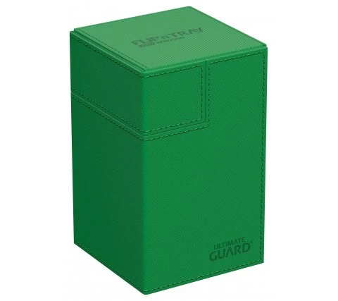 Ultimate Guard Flip'n'Tray Deck Case 100+ XenoSkin Monocolor Green 5 Ultimate Guard Flip'n'Tray Deck Case 100+ XenoSkin Monocolor Green - Image 3