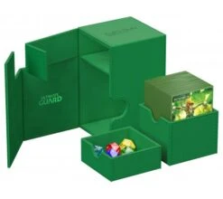 Ultimate Guard Flip'n'Tray Deck Case 100+ XenoSkin Monocolor Green 13 Ultimate Guard Flip'n'Tray Deck Case 100+ XenoSkin Monocolor Green -Card Game Shop ug 011230 6