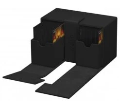 Ultimate Guard Twin Flip'n'Tray Deck Case 160+ XenoSkin Monocolor Black -Card Game Shop ug 011234 7