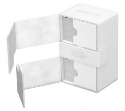 Ultimate Guard Twin Flip'n'Tray Deck Case 160+ XenoSkin Monocolor White -Card Game Shop ug 011235 6