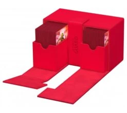 Ultimate Guard Twin Flip'n'Tray Deck Case 160+ XenoSkin Monocolor Red 15 Ultimate Guard Twin Flip'n'Tray Deck Case 160+ XenoSkin Monocolor Red -Card Game Shop ug 011236 7