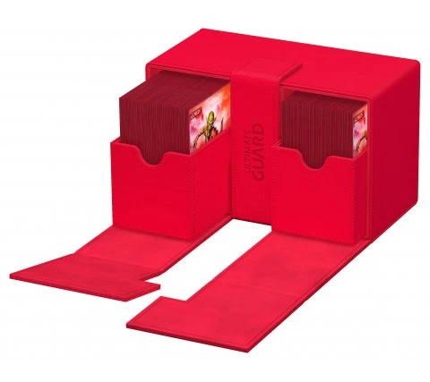Ultimate Guard Twin Flip'n'Tray Deck Case 160+ XenoSkin Monocolor Red 9 Ultimate Guard Twin Flip'n'Tray Deck Case 160+ XenoSkin Monocolor Red - Image 7