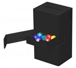 Ultimate Guard Twin Flip'n'Tray Deck Case 200+ XenoSkin Monocolor Black -Card Game Shop ug 011242 5