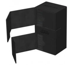 Ultimate Guard Twin Flip'n'Tray Deck Case 200+ XenoSkin Monocolor Black -Card Game Shop ug 011242 6
