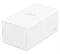 Ultimate Guard Twin Flip'n'Tray Deck Case 200+ XenoSkin Monocolor White -Card Game Shop ug 011243 3