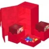 Ultimate Guard Twin Flip'n'Tray Deck Case 200+ XenoSkin Monocolor Red -Card Game Shop ug 011244 1